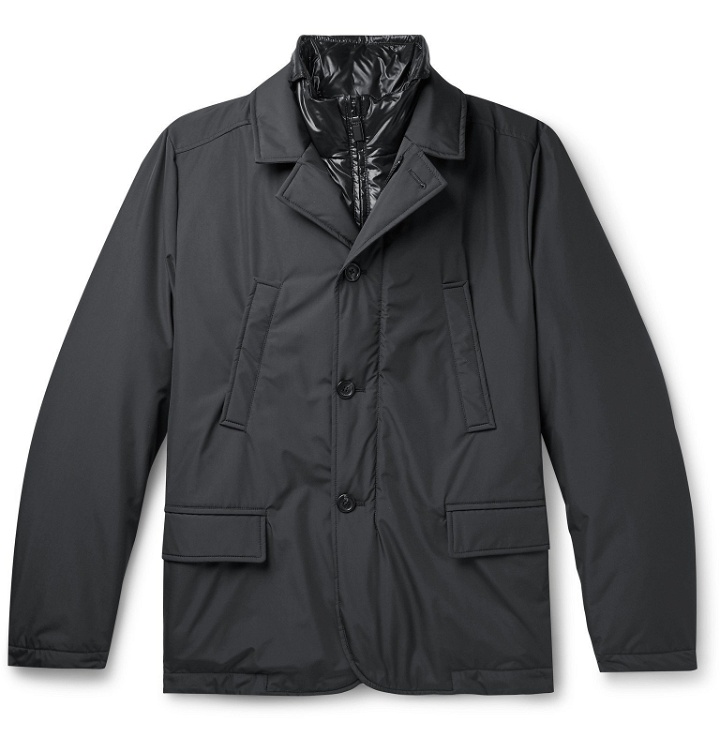 Photo: Canali - Leaftec Down Jacket - Blue