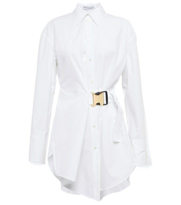 Photo: JW Anderson - Gathered cotton poplin shirt