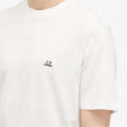 C.P. Company Men's Logo Patch T-Shirt in Gauze White