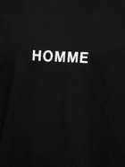 COMME DES GARÇONS HOMME Printed Logo Cotton T-shirt