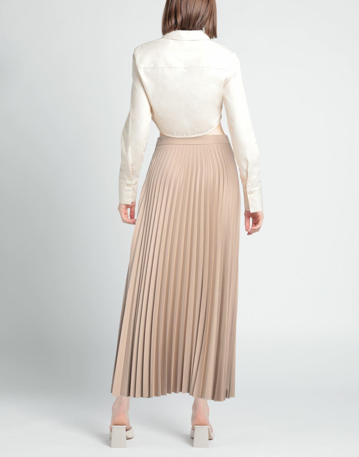Jijil Womens Maxi skirt in Beige