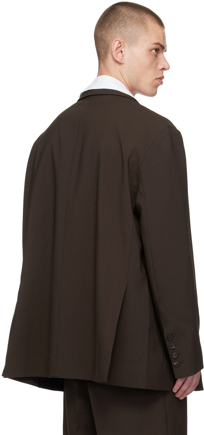 The Frankie Shop Brown Beo Blazer