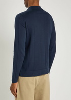 John Smedley Floyd Cotton Cardigan Navy