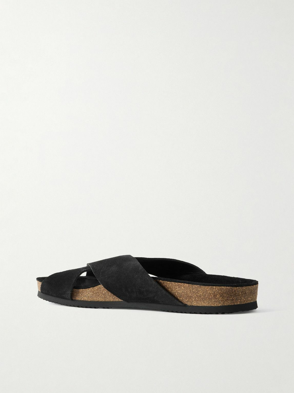 Mr P. - Suede Sandals - Black