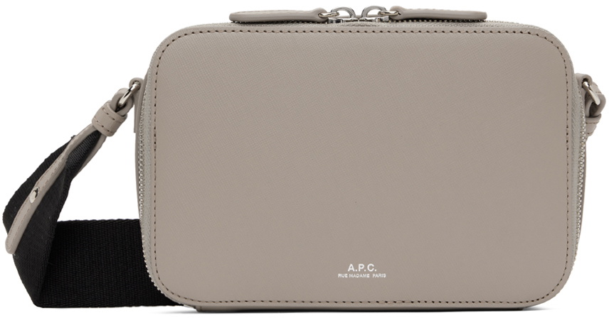 A.P.C. Gray Soho Camera Bag A.P.C.
