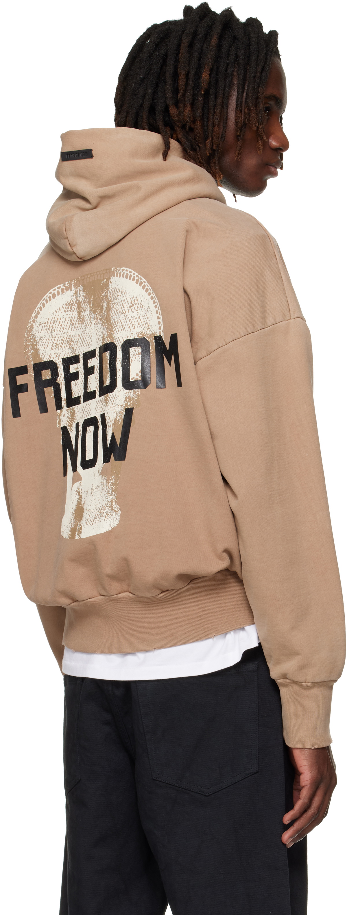 Fear of God Pink Heavyweight Long Sleeve 'Revolution' Hoodie