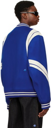 ADER error Blue Twit Bomber Jacket