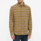 Rag & Bone Men's Rove Plaid Shirt in Yellow Plaid