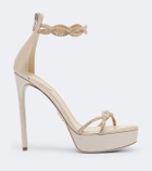 Rene Caovilla Margot embellished platform sandals