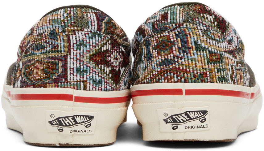 NIGEL CABOURN × VANS CLASSIC SLIP-ON LX Vans Multicolor Nigel Cabourn Edition OG Classic Slip-On LX