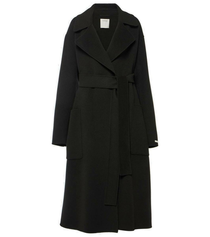 Photo: Sportmax Veleno belted virgin wool coat