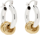 Laura Lombardi Gold & Silver Two Tone Fillia Earrings