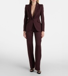 McQueen Wool grain de poudre blazer