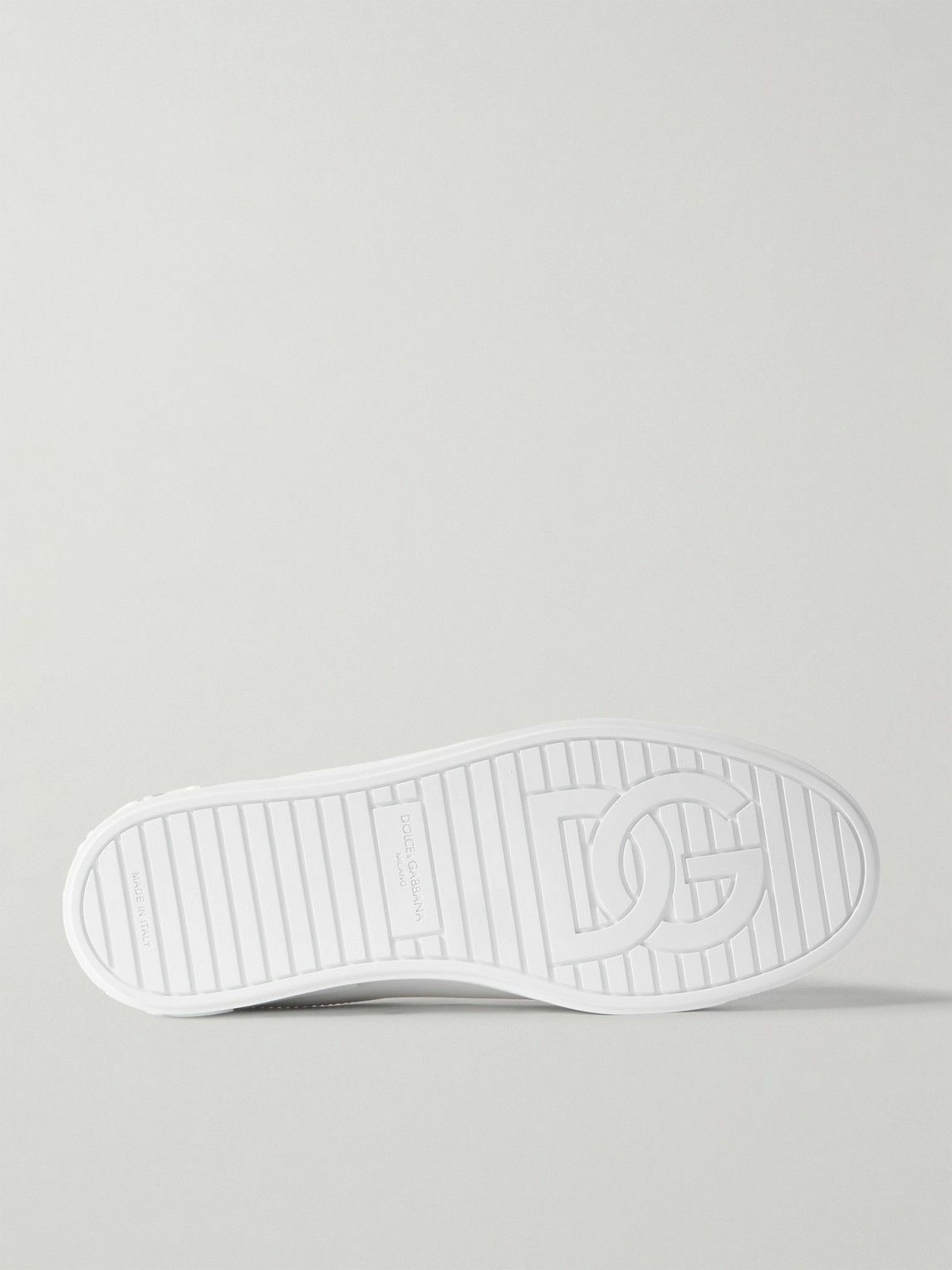 Dolce&Gabbana - Portofino Leather Sneakers - White