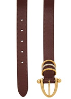 Chloe The Chloé Bracelet Leather Belt Dark Brown