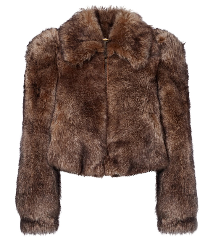 Photo: Chloé Cropped shearling jacket