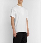 Y-3 - Cotton-Jersey Henley T-Shirt - White