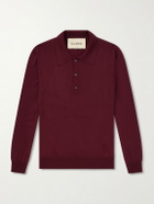 Valentino Garavani - Virgin Wool Polo Shirt - Red