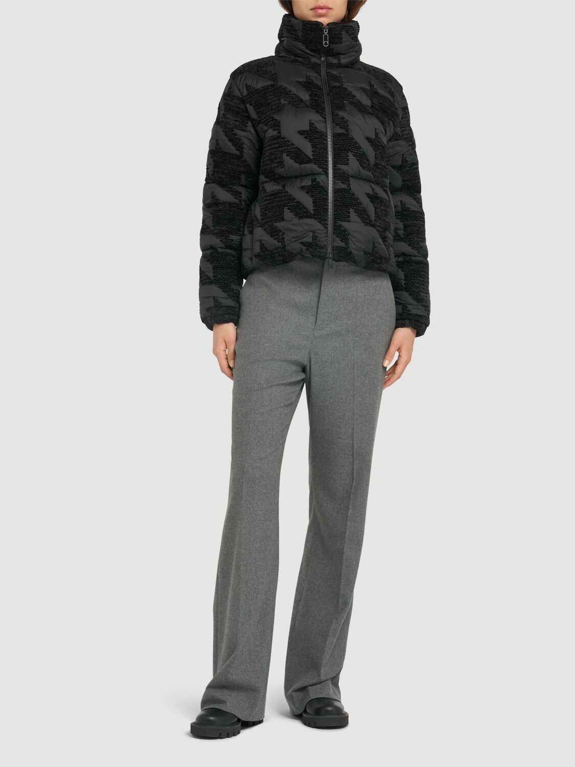 MONCLER Evandra Nylon Blend Down Jacket Moncler