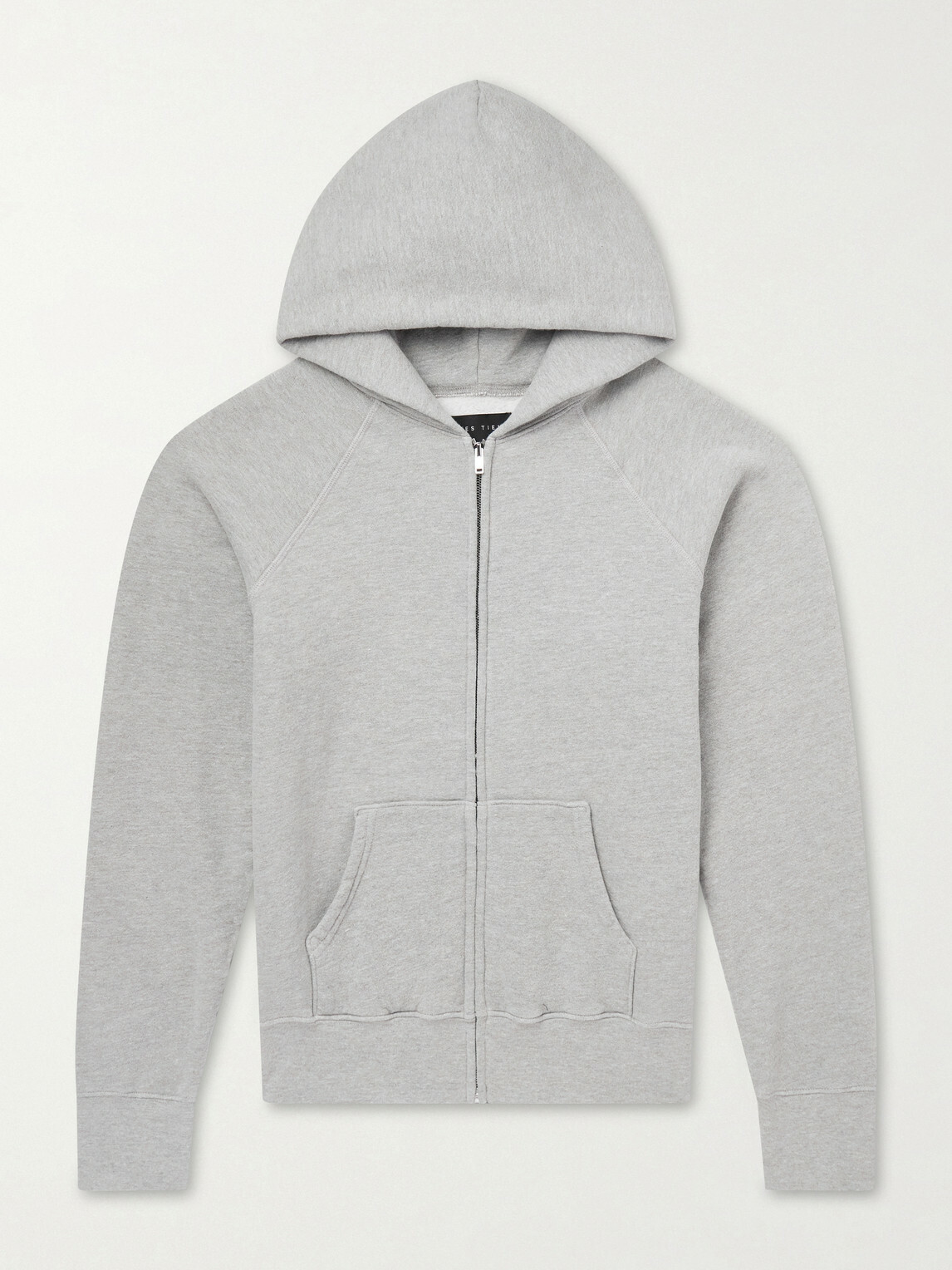 Les Tien - Cotton-Jersey Zip-Up Hoodie - Gray Les Tien