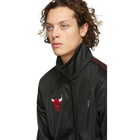 Marcelo Burlon County of Milan Black NBA Edition Chicago Bulls Zip-Up Jacket