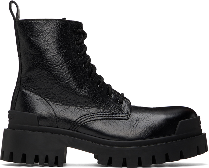 Balenciaga Black Strike Boots Balenciaga