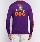 Nike - ACG Logo-Print Cotton-Blend Jersey T-Shirt - Men - Purple