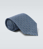 Brioni Printed silk tie