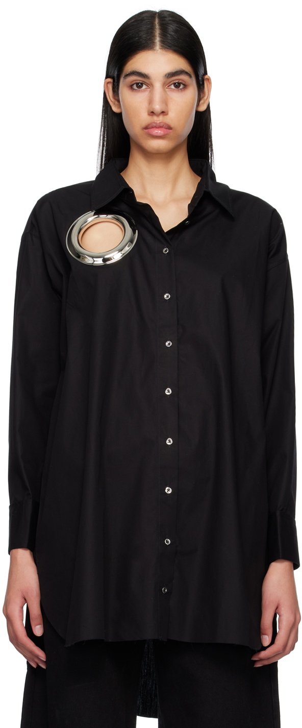 Marques'Almeida Smocked Shirt | Blue | FARFETCH