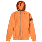 Stone Island Men's Soft Shell-R Hooded Jacket in Orange