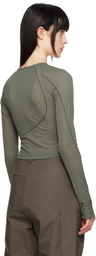 HYEIN SEO Khaki Helix Long Sleeve T-shirt
