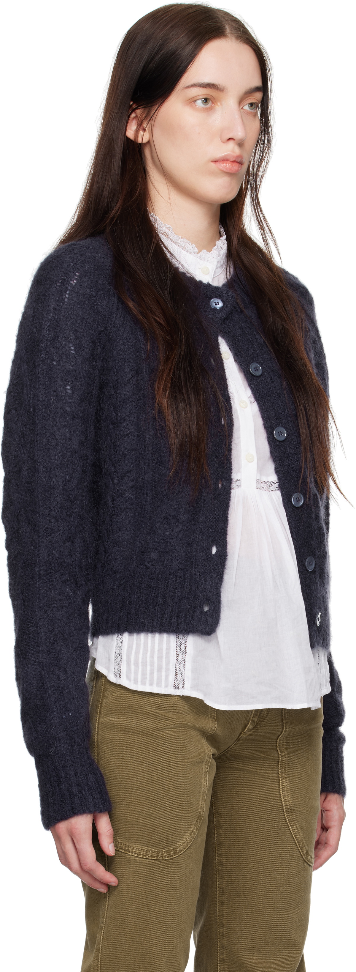 Isabel Marant Etoile Navy Ery Cardigan Isabel Marant Etoile