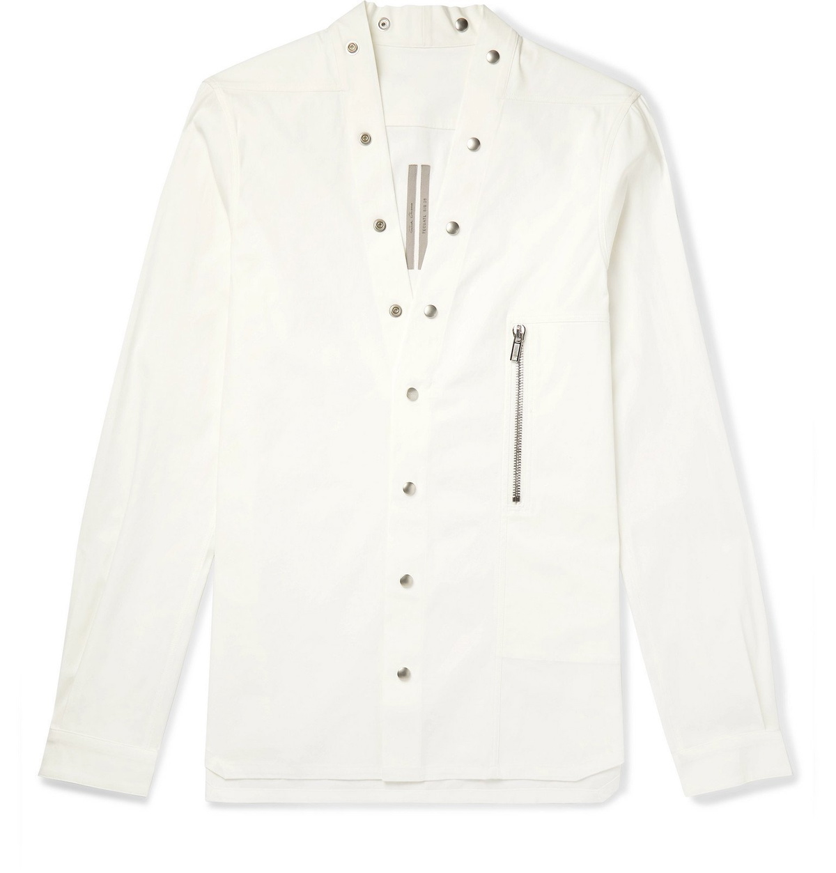 Rick Owens - Larry Slim-Fit Cotton-Blend Shirt - White Rick Owens