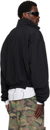VETEMENTS Black Cut-Up Track Jacket