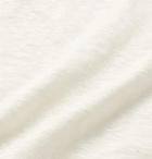 Loro Piana - Linen-Jersey Polo Shirt - Neutrals