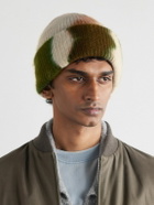The Elder Statesman - Rorschach Tie-Dyed Ribbed Cashmere Beanie