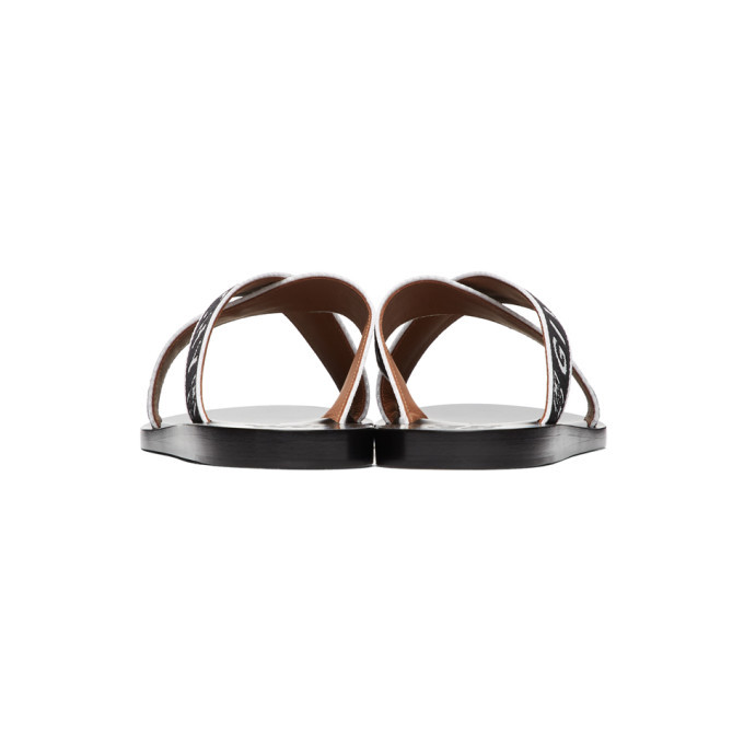 Givenchy 4g crossed online leather sandals