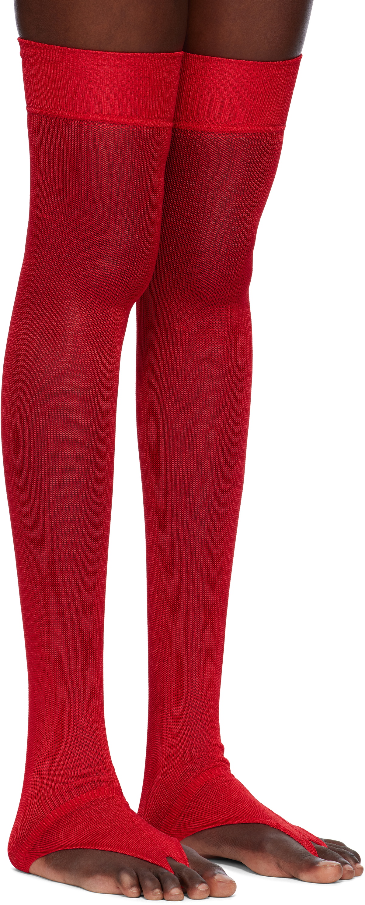 Julie Kegels Red Thong Socks