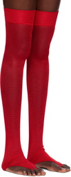Julie Kegels Red Thong Socks