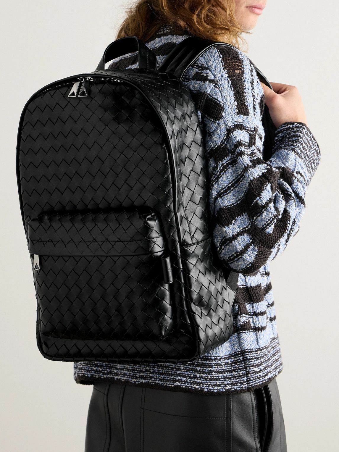 Bottega Veneta - Avenue Intrecciato Leather Backpack