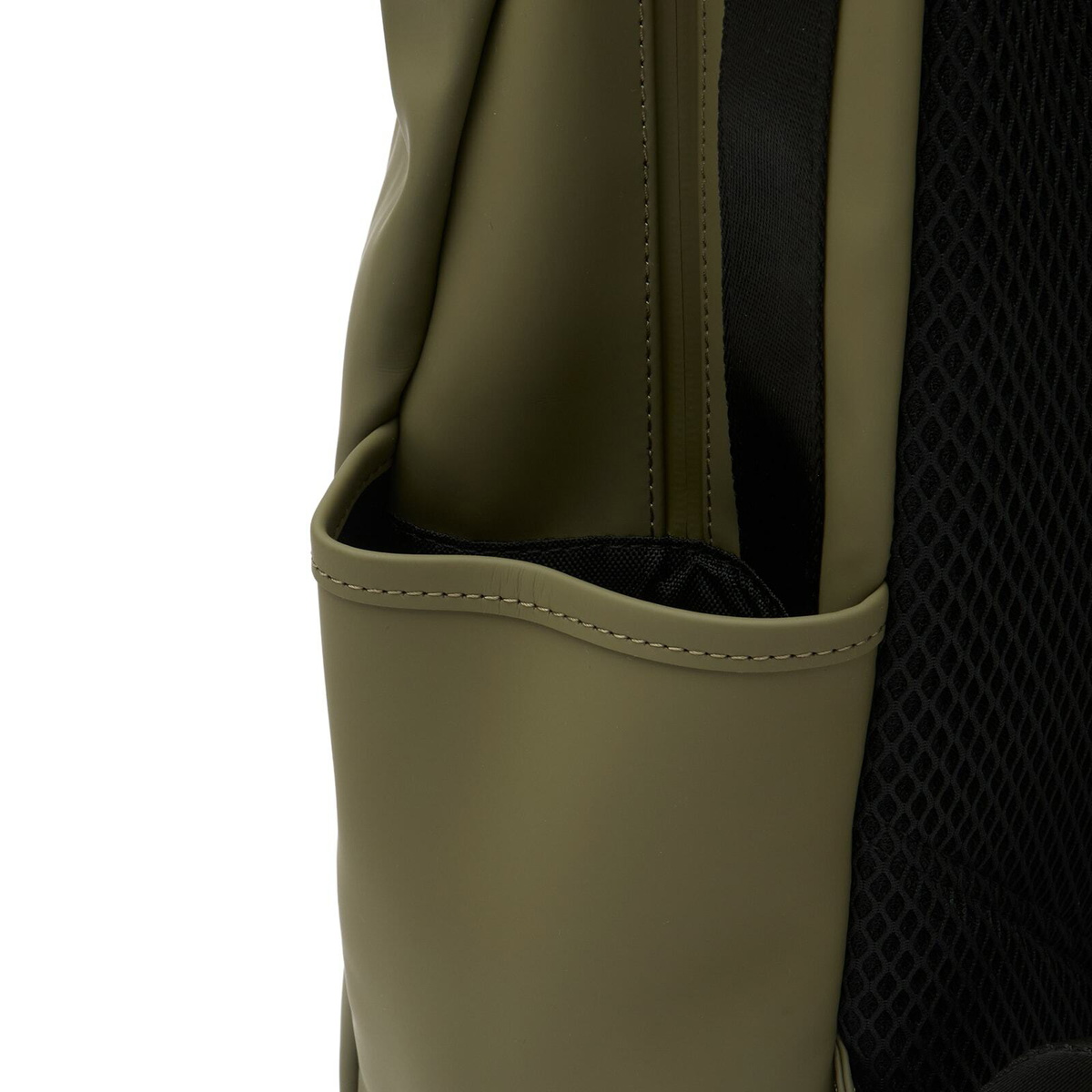 RAINS Clip Front Backpack in Marsh 