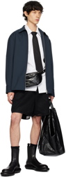 Jil Sander Navy Zip Shirt