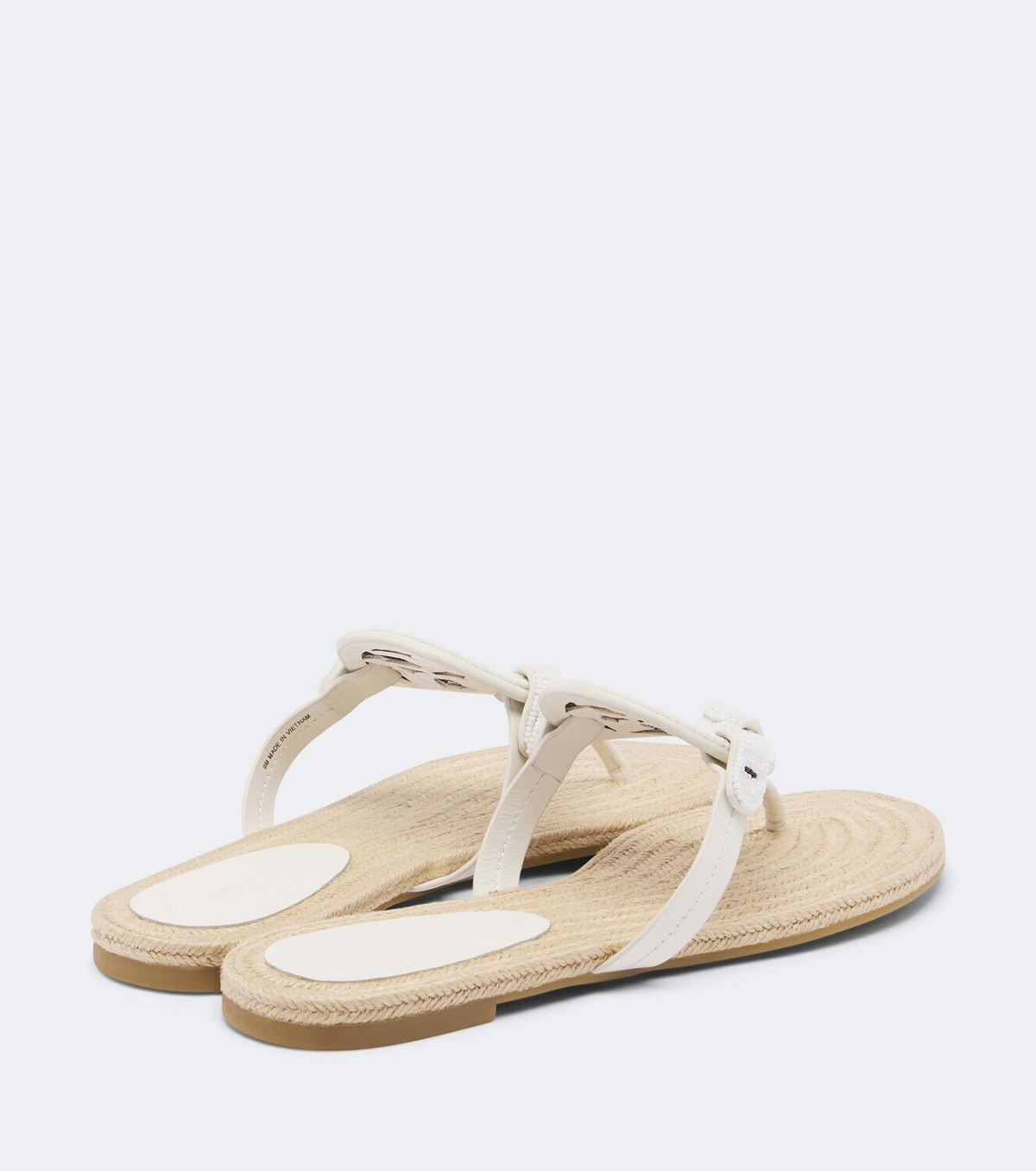 Tory Burch Miller beaded leather thong sandals