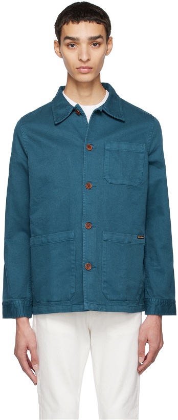 Photo: Nudie Jeans Blue Barney Worker Jacket