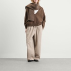 Baserange Women's Mea Merino Wool Scarf in Burel Brown 