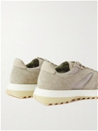 Fear of God - Panelled Suede and Mesh Sneakers - Gray