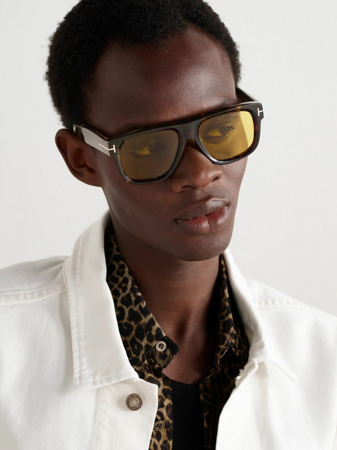 TOM FORD - Icon Square-Frame Tortoiseshell Acetate