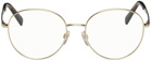 Valentino Garavani Gold & Tortoiseshell Round Glasses