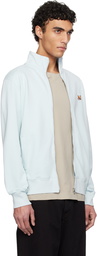 Maison Kitsuné Blue Fox Head Patch Fullzip Regular Sweatshirt