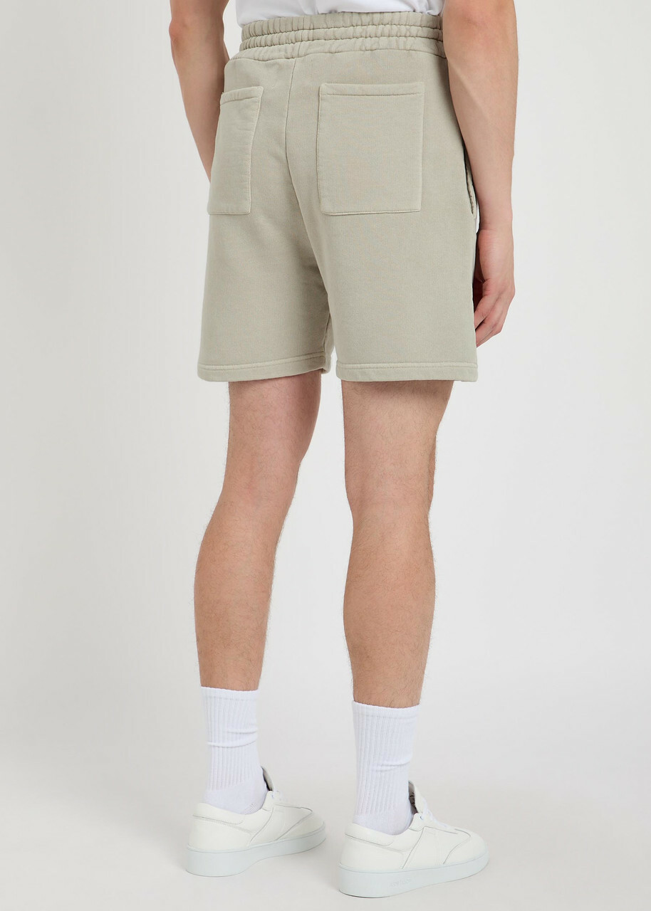 Mki Miyuki Zoku Uniform Logo-print Cotton-blend Shorts Dark Grey